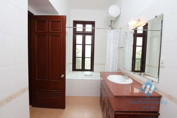 Spacious house for rent in Dang Thai Mai alley, Tay Ho, Hanoi